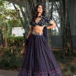 Arshiya Navy Blue Lehenga Fashion Designers India 2
