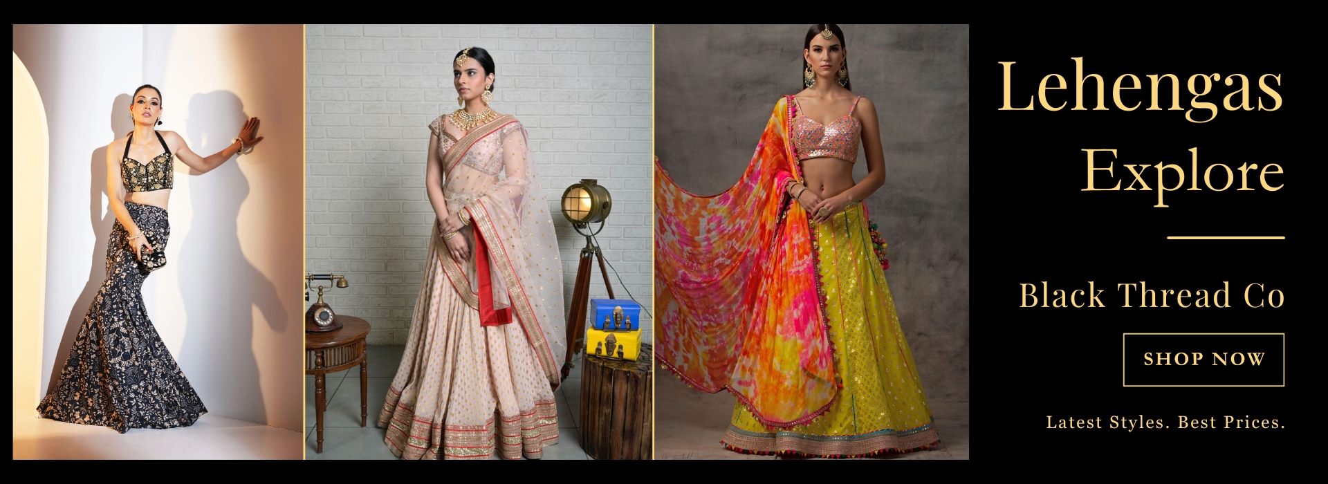 Lehengas by Top Indian Brands - Black Thread Co UK